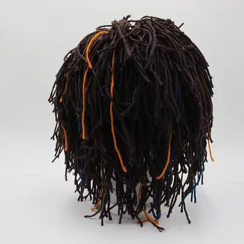 Hirigin 2019 Juokingi Skrybėlę Unisex Beanies Perukas Nerijos Skrybėlės Jamaikos Megzti Rasta Plaukų Bžūp Vyrų Ir Moterų Mados Hairband Drei
