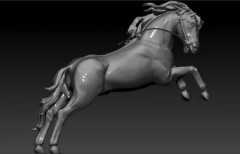 Horse_16 pilnas 3d modelis cnc į STL failo