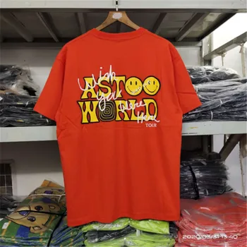HOUSTONFORNICATION Scott Travis T-Shirt Vyrai Moterys Astroworld galiu Skristi Viršūnes Tees Negabaritinių Medvilnės Marškinėliai Vyrams