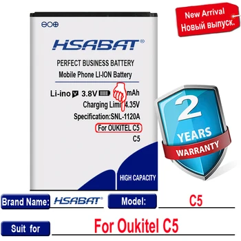 HSABAT 3350mAh Baterija OUKITEL C5 Baterijų OUKITEL C5 Pro