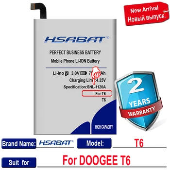 HSABAT 7900mAh Baterija Homtom HT6 & DOOGEE T6 & DOOGEE T6 Pro nemokamas pristatymas