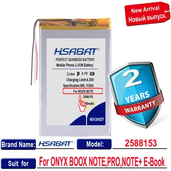 HSABAT BOOX PASTABA 6800mAh Baterija ONIKSO BOOX PASTABA,PRO,PASTABA+ e-Book Li-po Įkraunamą Akumuliatorių Baterijų Paketas