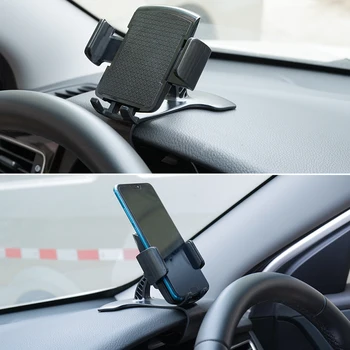 HUD Automobilio prietaisų Skydelio laikiklio pagrindą GPS Mobilųjį Telefoną Įrašą Stovas Reguliuojamas Automobilinis Telefono Laikiklis Laikiklis Stovėti 