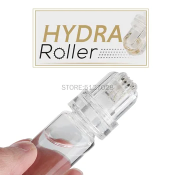 Hydra 20 smeigtukai Micro 64 Adatos Titano Patarimai Butelis Mezo Derma Roller Anti-senėjimo Serumas Importo Butelis Adata-nemokamai Mezoterapija