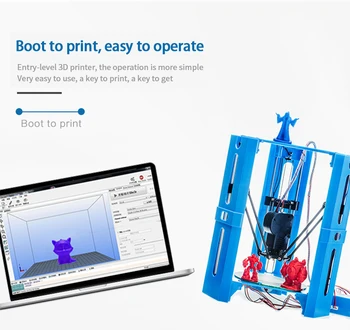 IGRARK 2018 Naujausias Karšto Pardavimo 3D Spausdinimo Atnaujintas MiNi Darbalaukio Delta 3D Spausdintuvas 