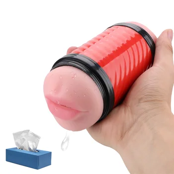 IKOKY Realistiškas 3D Makšties Analinis Žaislai su Šildymo Strypas Minkštas Giliai Gerklės Pūlingas Makšties Masturbator Sekso žaisliukai Vyrams Vyrų Masturbator