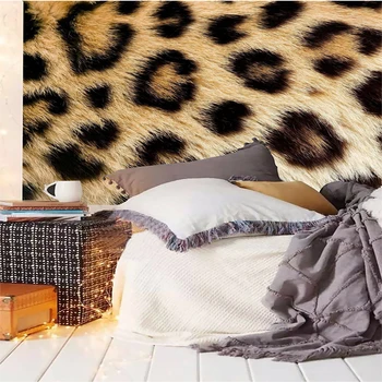 Individualizuotas Pritaikymas Leopardas Spausdinti 3D Foto Tapetai, Freskos Restoranas Klubai KTV Baras Šiuolaikinės Mados Dekoro Papel De Parede