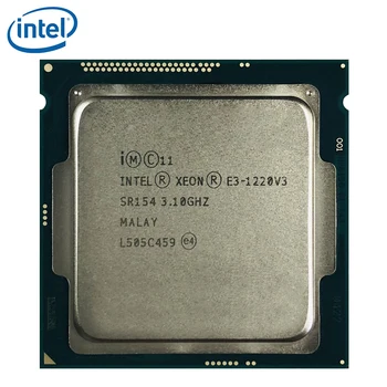 Intel Xeon E3-1220 V3 3.1 GHz, 8MB 4 Core SR154 E3-1220-V3 LGA 1150 PROCESORIUS Procesorius E3 1220 V3 išbandyti darbo