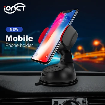 IONCT Universalus Automobilinis Telefono Laikiklis prietaisų Skydelyje prekinis, galinis Stiklo Mobiliojo Telefono automobilinį Laikiklį Stovėti Kalno oro angos Išmanųjį telefoną Ląstelių