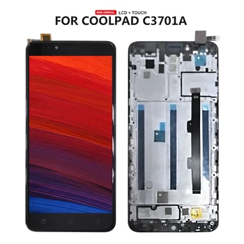 Išbandyta Coolpad T-Mobile Revvl Plius C3701A LCD Ekranas Jutiklinis Ekranas skaitmeninis keitiklis Asamblėjos Nemokamų Įrankių Pakeitimo