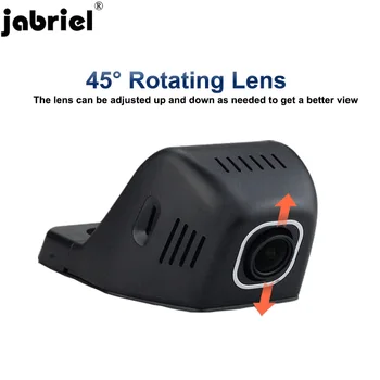 Jabriel 1080P automobilių dvr brūkšnys cam 24 valandų vaizdo įrašymas galinė Kamera už 