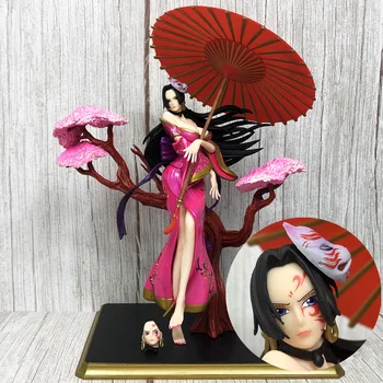 Japonija, Anime One Piece GK Boa Hancock kabuki Boa Hancock PVC Veiksmų Skaičius, Figūrėlės Modelis Statula T30