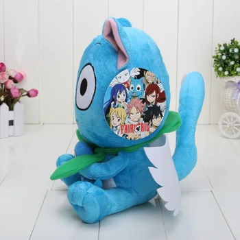 Japonų Anime ir Animacinių filmų Fairy Tail Laimingas Pliušinis Žaislas Pliušinis Lėlės Pav Žaislas 23cm vaikams Brithday žaislas