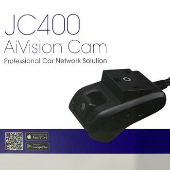 JC400P 4G Smart AiVision Dashcam su Priekyje & Salono Dual 1080P Vaizdo Stebėjimo GPS Sekimo & SOS Signalą į Debesis Įrašymas