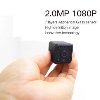 JIENUO 1080P Mini WiFi Kamera, Ip Kamera, Baterija IpCam Wireless Cctv Saugumo HD Priežiūros Mikro Kamera Naktinio Matymo Namuose Stebėti
