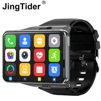 JingTider S999 2.88 COLIŲ 4G Smart Žiūrėti MTK6761 Quad Core, 4GB 64GB 5.0 MP+13.0 MP Dual Kameros Smartwatch 2300mAh Baterija GPS WIFI