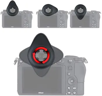 JJC Minkštas Eyecup vaizdo Ieškiklio Okuliaro Eyeshade už Nikon Z7 Z6 Z5 Z6II Z7II Kamera Eye Cup Pakeičia DK-29 360 Laipsnių Pasukti ABS