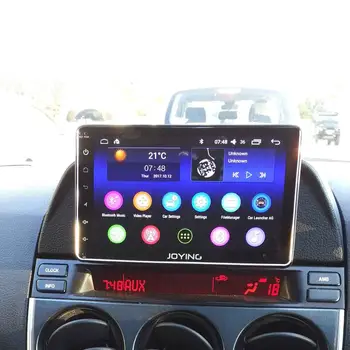 Joying Universalią 1-din 7 colių Quar Core Android Automobilio Radijo Veidrodis Nuorodą Jokių DVD Automobilinis Multimedia Player Autoradio BT GPS Kameros
