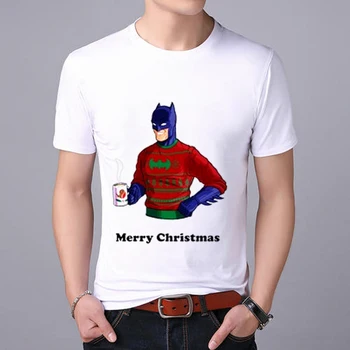 Juokinga Santa Claus spausdinti VYRŲ T-shirt Viršuje Tees Kalėdų marškinėlius Kalėdų Spausdinti Vyrų Marškinėliai Santa Claus Tee Marškinėliai 2020 m.