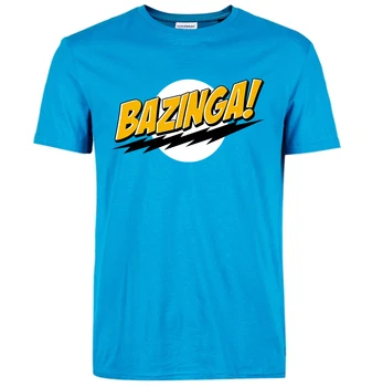 Juokingi marškinėliai Big Bang Teorija Bazinga 2019 m. vasaros atsitiktinis Mados streetwear vyrų viršūnes tees kietas streetwear prekės ženklo drabužių