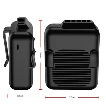 Juosmens Ventiliatorius, Nešiojamąją laisvų Rankų įrangą USB Ventiliatorius Vasaros Nešiojamas Mini USB 3 pavarų Kabinti Virvelę Įrašą ant Diržo Oro Aušinimo Ventiliatorius