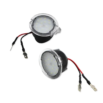 K-Automobilių 2vnt LED Automobilio Galinio vaizdo Veidrodėlio Lemputė Įspėjimo Lemputė 12V 