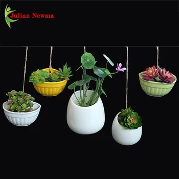 Kabo Keramikos Succulents Augalų, Gėlių Vazonas Mini Vazonai, Augalų Žaliosios Augalų Sodinamosios Turėtojas Šiuolaikinių Namų Biuro Sienų Apdaila