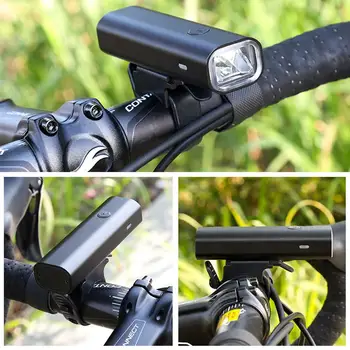 Kalnų dviratis dviračio šviesos USB jungtį priekinis žibintas galinis žibintas kalnų dviračių įspėjamoji lemputė 400 liumenų priekinis žibintas jojimo įranga