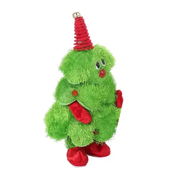 Kalėdų Eglutė Dekoratyviniai Kalėdų Elektros Pliušiniai Žaislai Dainavimo Medžio Žaislas Šokių Žaislas, Elektriniai Medžio Žaislas Vaikams Kalėdų Dovana
