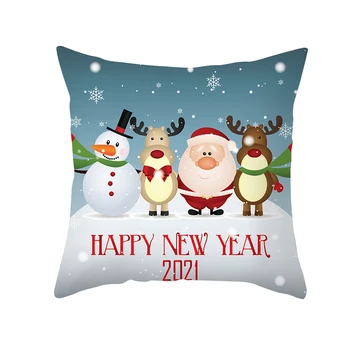 Kalėdų Pagalvėlė Padengti Namų Dekoratyvinės Pagalvėlės, už Sofos Mielas Santa Cruz Mesti Atvejais, Miega Lovoje Fotelis 2021 Naujųjų Metų