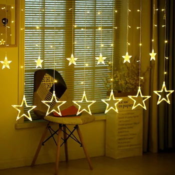 Kalėdų Pasakų Žibintai LED Star Girlianda 