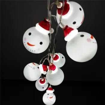 Kalėdų Produktų LED Santa String Žibintai Vandeniui LED Žibintai Decors Už Kalėdos Šalių Kalėdų Eglutė Baterijos arba USB Valdomas