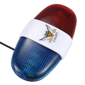 Karšto AD-Dviračių nuoma Dviračių 4 Tonų, 6 LED Elektroninių LED perspėjamosios Lemputės Sirena Ragų Beeper Bell
