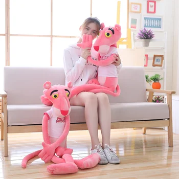 Karšto Anime Žaislai Naujas Stilius 80cm Mielas Pink Panther Pliušiniai Žaislai Mielas Vaikams, Lėlės, Minkšti Minkšti Gimtadienio Dovana Kūdikiui