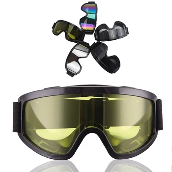 Karšto motokroso akiniais cross šalmas, akiniai slidinėjimo varžybų akiniai CS šaudymo žaidimas akiniai