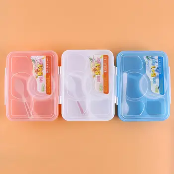 Karšto Naujas Parduodu Nešiojama Mikrobangų Pietūs Lauke Vaisių Maisto Konteinerių Sandėliavimo Dėžutės Lauko Iškylą Lunchbox Bento Dėžutė