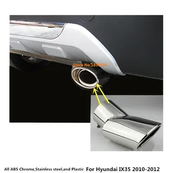 Karšto pardavimo Hyundai IX35 2010 m. 2011 m. 2012 m. automobilių padengti duslintuvo šildomi pabaigos vamzdžio angos skirti nerūdijančio plieno išmetimo patarimas uodegos