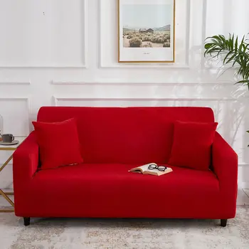 Karšto pardavimo kambarį tingus sofa cover elastinga, vientisa spalva fluorescentinės spalvos pieno šilko sofos pagalvėlių universalus pilnas draudimas sofa vonia
