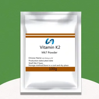Karšto pardavimo top vitamino K2 Mk7 milteliai, MENAQUINONE-7 osteoporozės papildyti, diuretikas, kepenų detoksikacija