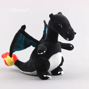Karšto Pardavimui, 3 Spalvų Charizard Minkštas iškamša Lėlės Kietas Black Dragon Pliušiniai Žaislai Vaikams 27,*23 cm