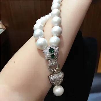 Karšto parduoti Europos, Amerikos stilių gamtos 13-kaip 14mm balta edison didžiulis perlų vėrinį bižuterijos