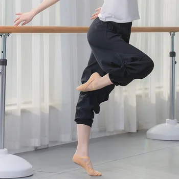 Karšto Pločio Kojų šokių Kelnės Moterims klasikinio šokio kostiumų Spalvinga Pražysti Lyrinis Šokių Praktikuojančių Kelnes Prarasti mergina kostiumai