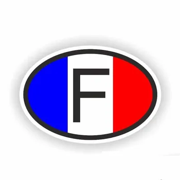 Karšto Prancūzija F Šalies Kodas Automobilių Lipdukai ir Lipdukas Juokingi Automobilių Dekoratyvinė PVC 13*9cm Vinilo