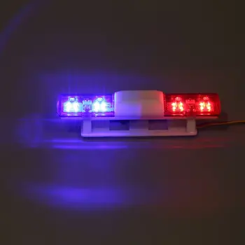 Karšto RC Automobilių Aksesuarai Led Policijos Flash Šviesos kelia Nerimą Šviesos Lempa 1/10 1/8 HSP Traxxas TAMIYA CC01 Centrinis SCX10 D90 Modelio Automobilių