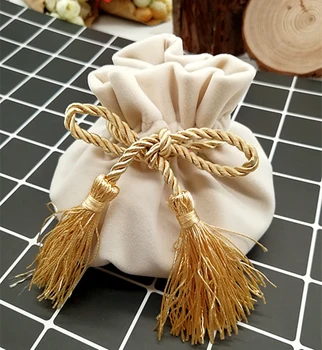 Kawaii 12x17cm aksominis dovanų maišeliai su virvele sutraukiamas maišus dovanų maišelis papuošalai vestuvių dalykų šalies granulių talpykla saugykla