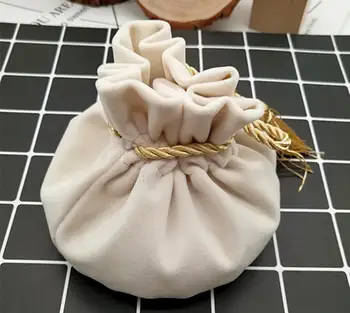 Kawaii 12x17cm aksominis dovanų maišeliai su virvele sutraukiamas maišus dovanų maišelis papuošalai vestuvių dalykų šalies granulių talpykla saugykla