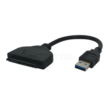 Kebidumei SATA USB3.0 Adapterio Kabelį Konverteris 2.5 colių HDD SSD Kietąjį Diską Laptopo SATA Adapteris Kabelis USB 3.0 prie SATA