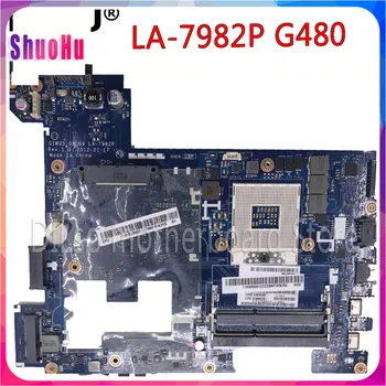 KEFU LA-7982P G480 QIWG5-G6-G9 LA-7982P Bandymo GM Originalus Plokštė Lenovo G480 Nešiojamas Mainboard DDR3 Intel HM76
