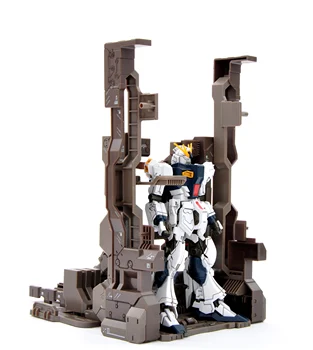 KEIKO ActionBase Gundam Scenarijaus kūrimas, Mechaninė Grandinės Bazės Šaligatvio Stovo Sistema Ekranas Stovi Robotas Veiksmų Skaičius, Žaislų, Su dėžute