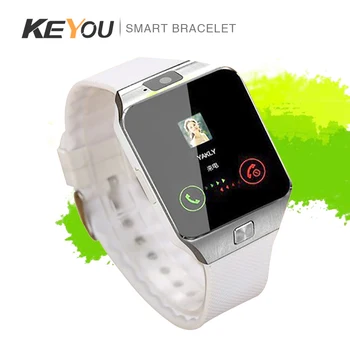 KEYOU-DZ09 Smart Watch Vyrų Fitneso Apyrankę su Širdies ritmą ir Kraujo Spaudimą, Stebėti, skirtų 